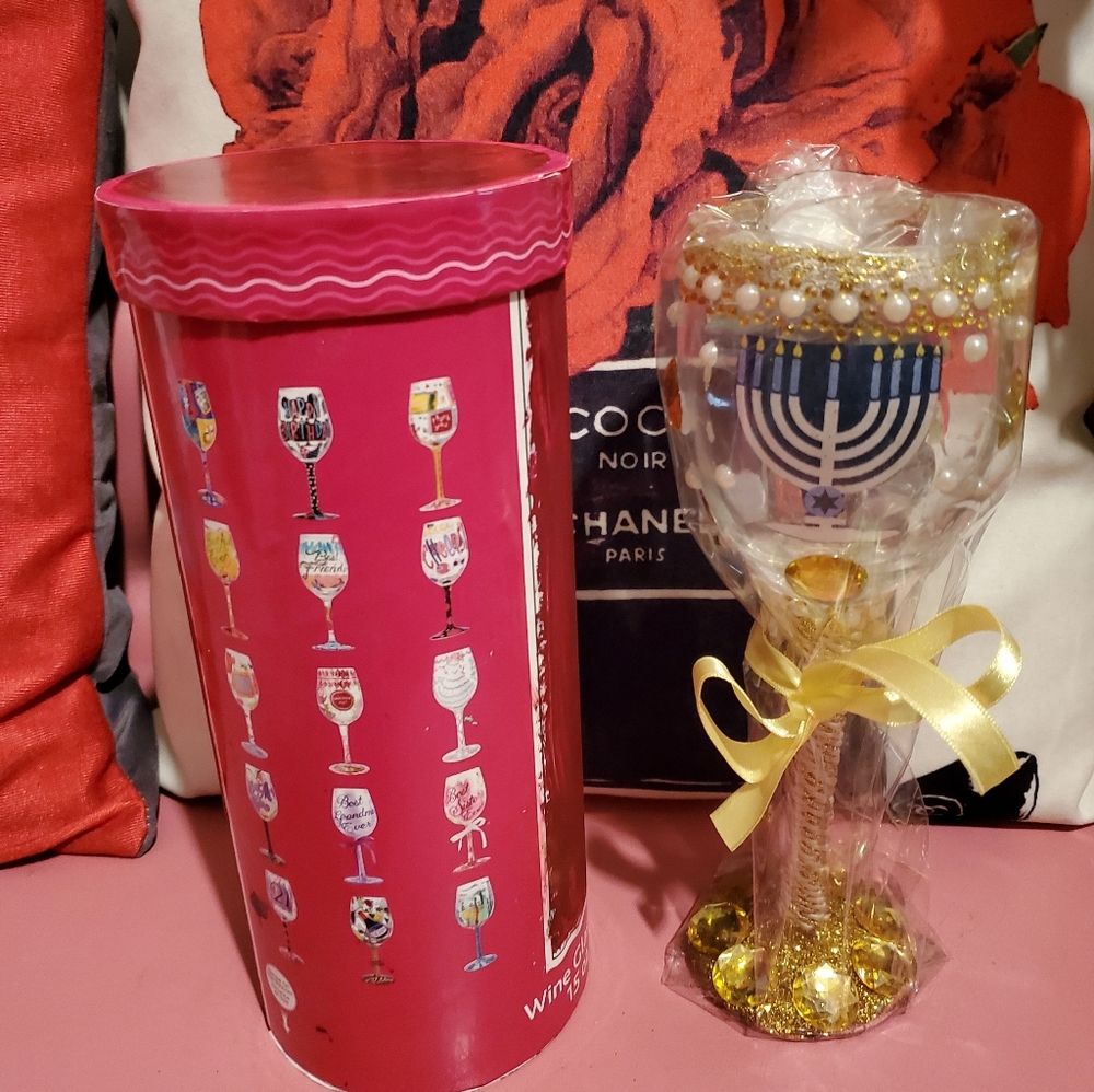 Wine glasses souvenir handmade